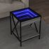 Măsuță de cafea cu LED infinity, stejar sonoma, 40x40x49 cm GartenMobel Dekor