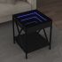 Măsuță de cafea cu LED infinity, stejar sonoma, 40x40x49 cm GartenMobel Dekor