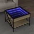 Măsuță de cafea cu LED infinity, stejar sonoma, 90x50x38 cm GartenMobel Dekor