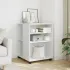 Masă laterală cu roți, gri sonoma 55x60x78 cm lemn prelucrat GartenMobel Dekor