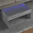 Măsuță de cafea cu LED infinity, gri sonoma, 90x50x50 cm GartenMobel Dekor