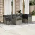 Set canapele de grădină cu perne, 9 piese gri deschis poliratan GartenMobel Dekor