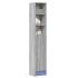 Dulap cu LED, alb, 36x32,5x200 cm, lemn prelucrat GartenMobel Dekor