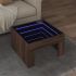 Măsuță de cafea cu LED infinity, stejar maro, 40x40x30 cm GartenMobel Dekor