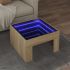 Măsuță de cafea cu LED infinity, stejar sonoma, 40x40x30 cm GartenMobel Dekor