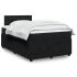 Pat box spring cu saltea, negru, 160x200 cm, catifea GartenMobel Dekor