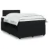 Pat box spring cu saltea, negru, 200x200 cm, catifea GartenMobel Dekor