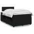 Pat box spring cu saltea, negru, 160x200 cm, catifea GartenMobel Dekor