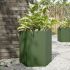 Jardinieră grădină verde măsliniu 69x60x45 cm oțel hexagonal GartenMobel Dekor