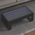 Măsuță de cafea cu LED infinity, negru, 50x53x30 cm GartenMobel Dekor
