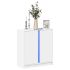 Dulap cu LED, stejar sonoma, 77x34x85 cm, lemn prelucrat GartenMobel Dekor