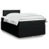 Pat box spring cu saltea, negru, 120x200 cm, textil GartenMobel Dekor