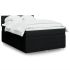 Pat box spring cu saltea, negru, 120x190 cm, catifea GartenMobel Dekor