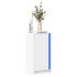 Dulap cu LED, gri beton, 42,5x34x85 cm, lemn prelucrat GartenMobel Dekor