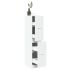 Dulap de farmacie, alb, 40x41x144,5 cm, lemn prelucrat GartenMobel Dekor