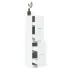 Dulap de farmacie stejar fumuriu, 30x41x144,5cm, lemn prelucrat GartenMobel Dekor