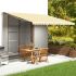 Pânză copertină, galben & alb, 6x3 m (cadrul nu este inclus) GartenMobel Dekor