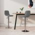 Scaune de bar, 2 buc., maro, material textil GartenMobel Dekor