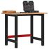 Banc de lucru 100x60x81,5 cm lemn masiv fag, dreptunghiular GartenMobel Dekor