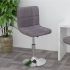 Scaun de bar pivotant, crem, material textil GartenMobel Dekor