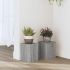 Suporturi de plante, 2 buc., alb, 15x15x20 cm, lemn prelucrat GartenMobel Dekor