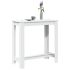 Masă bar, alb, 51x50x103,5 cm, lemn prelucrat GartenMobel Dekor