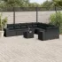 Set canapele de grădină cu perne, 11 piese, gri, poliratan GartenMobel Dekor