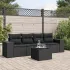 Set canapele de grădină cu perne, 5 piese, bej, poliratan GartenMobel Dekor