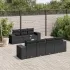 Set mobilier de grădină cu perne, 8 piese gri deschis poliratan GartenMobel Dekor