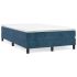 Pat box spring cu saltea, albastru închis, 120x200 cm, catifea GartenMobel Dekor