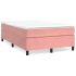 Pat box spring cu saltea, negru, 120x190 cm, catifea GartenMobel Dekor