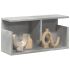 Dulap de perete, gri beton, 80x20x30 cm, lemn prelucrat GartenMobel Dekor