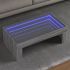 Măsuță de cafea cu LED infinity, alb, 90x50x30 cm GartenMobel Dekor
