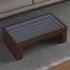 Măsuță de cafea cu LED infinity, stejar maro, 40x40x30 cm GartenMobel Dekor