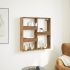 Dulap de perete, gri sonoma, 80x15x80 cm, lemn prelucrat GartenMobel Dekor