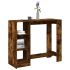 Masă bar cu raft stejar Sonoma, 124x46x103,5 cm, lemn prelucrat GartenMobel Dekor