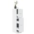 Dulap de farmacie, alb, 40x41x144,5 cm, lemn prelucrat GartenMobel Dekor