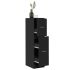 Dulap de farmacie, negru, 40x41x144,5 cm, lemn prelucrat GartenMobel Dekor