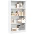 Bibliotecă, alb, 60x24x176 cm, lemn prelucrat GartenMobel Dekor