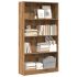 Bibliotecă, stejar artizanal, 60x24x76cm, lemn prelucrat GartenMobel Dekor
