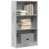 Bibliotecă, gri beton, 60x24x74,5 cm, lemn compozit GartenMobel Dekor