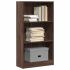 Bibliotecă, gri beton, 60x24x109 cm, lemn prelucrat GartenMobel Dekor