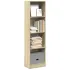 Bibliotecă, stejar sonoma, 40x24x143 cm, lemn prelucrat GartenMobel Dekor