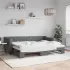 Pat de zi cu extensie, crem, 80x200 cm, textil GartenMobel Dekor