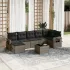 Set mobilier de grădină cu perne, 8 piese gri deschis poliratan GartenMobel Dekor