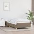 Cadru de pat, gri taupe, 80x200 cm, material textil GartenMobel Dekor