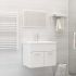 Set mobilier de baie, alb, lemn prelucrat GartenMobel Dekor