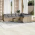 Set mobilier de grădină cu perne, 10 piese, gri, poliratan GartenMobel Dekor