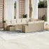 Set canapele de grădină cu perne, 11 piese, gri, poliratan GartenMobel Dekor