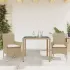 Set mobilier de grădină cu perne 5 piese negru poliratan&sticlă GartenMobel Dekor